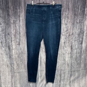 SPANX Jean-ish Ankle Denim‎ Leggings Style #20018T Women Size XL